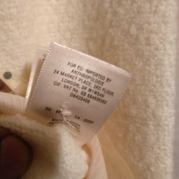 Rhinestone ALPACA+WOOL Ballerina Chiffon Sweater/Sweaterdress with Measurement M - Picture 13 of 13